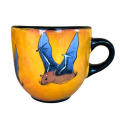 Large Cup with Bats on Hbiscus