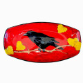 Orion Tray with a Raven on Cherry Cherry