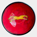 Dessert Bowl with a Horse on Cherry Cherry