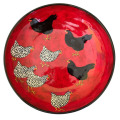 Pasta Bowl with Chickens on Cherry Cherry